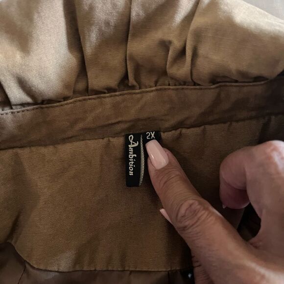 I Ambition Plus Size Pea Coat - Picture 3 of 3